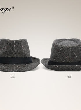 新款夏爵士帽帽子遮阳帽秋冬礼帽