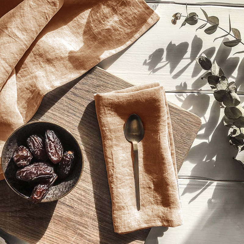出口剩余纯亚麻餐巾法式田园风棉麻布艺简约西餐垫纯色日式餐桌布,淘宝优惠券,粉丝福利购,淘宝优惠卷