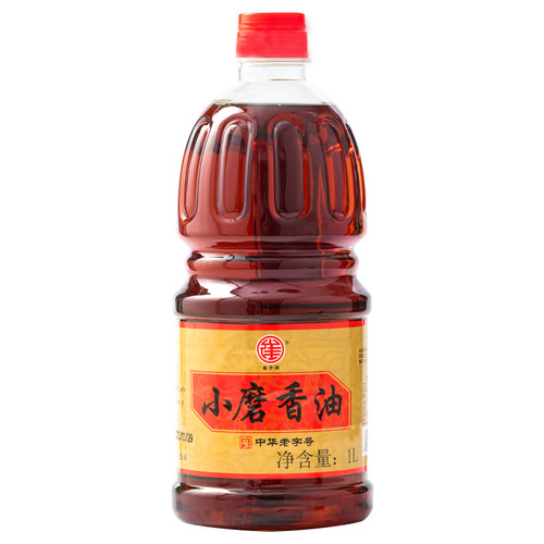 中华老字号崔字牌小磨香油芝麻油凉拌调馅煲汤油碟家用包邮1L桶装 - 图3