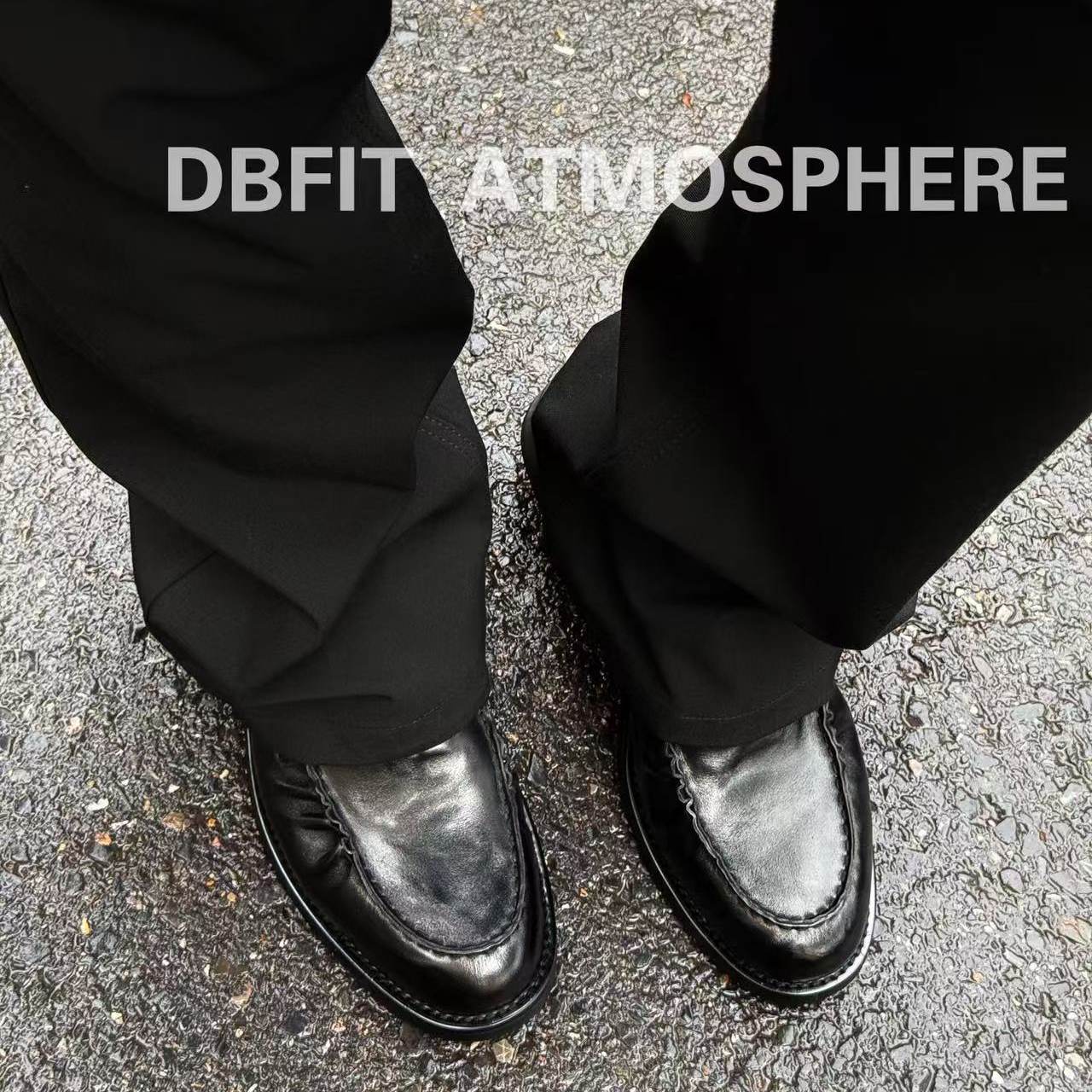 DBFIT自然微褶花边雅痞四季乐福鞋哑光头层牛皮一脚蹬男士德比鞋,淘宝优惠券,粉丝福利购,淘宝优惠卷