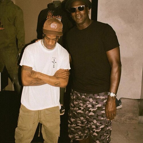 TRAVIS SCOTT Cactus Jack基础纯色百搭休闲潮流宽松全棉短袖T恤 - 图1