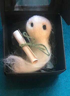 新款创意万圣节小幽灵万新款养一圣只幽灵契约之CMI书收小礼带品