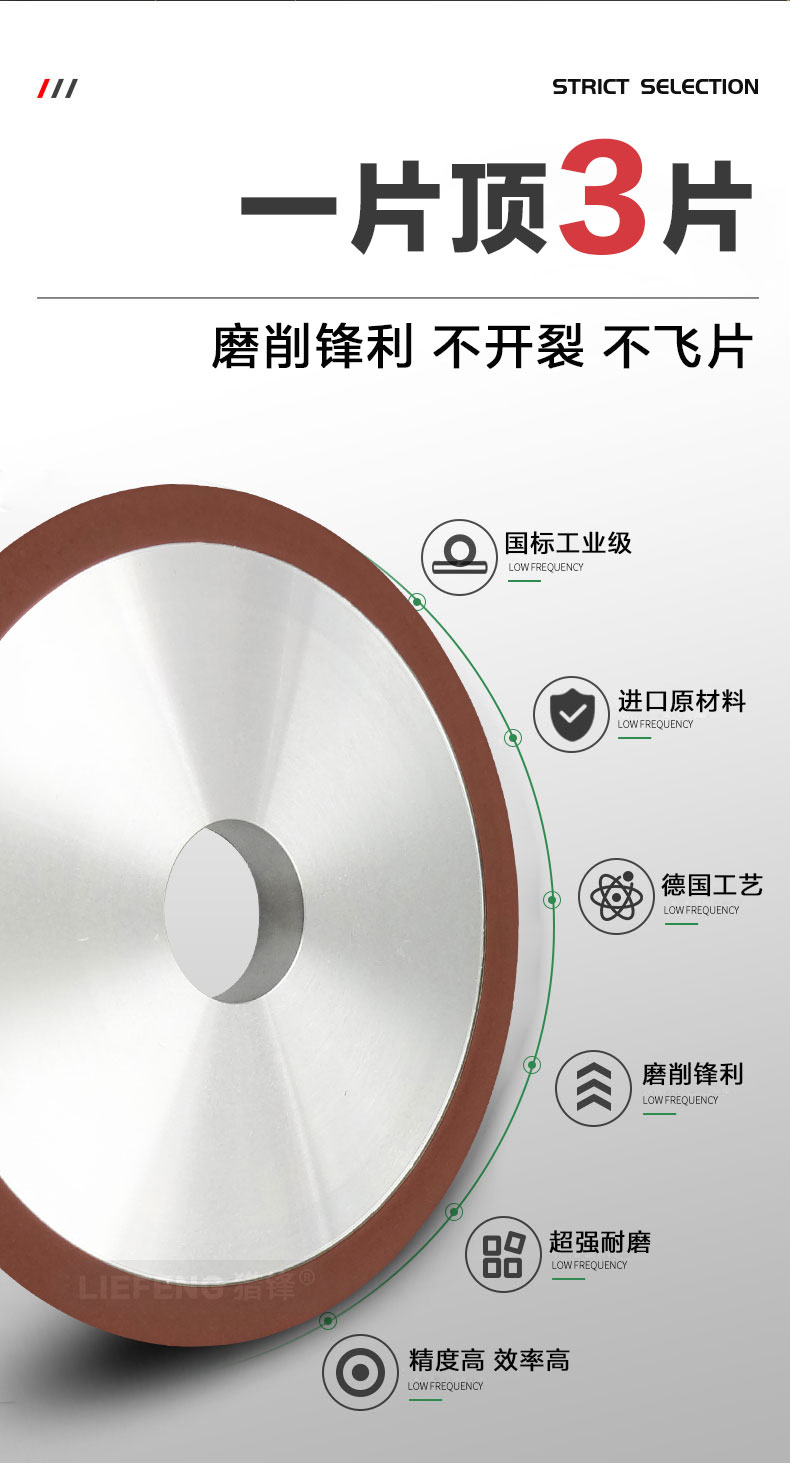 定制高精度木工单金刚石砂轮15口斜砂钨钢合金边锯片i铣刀锯斜齿1 - 图2