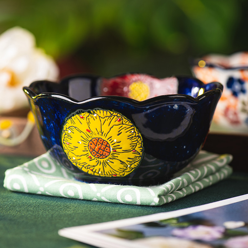 陶瓷饭碗家用碗具套装新款沙拉碗蒸碗高颜值微波炉专用碗面碗汤碗,淘宝优惠券,粉丝福利购,淘宝优惠卷