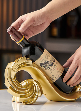 摆件客厅红酒架高档轻奢