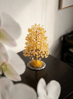 吉祥寓意树形摆件乔迁开业礼物