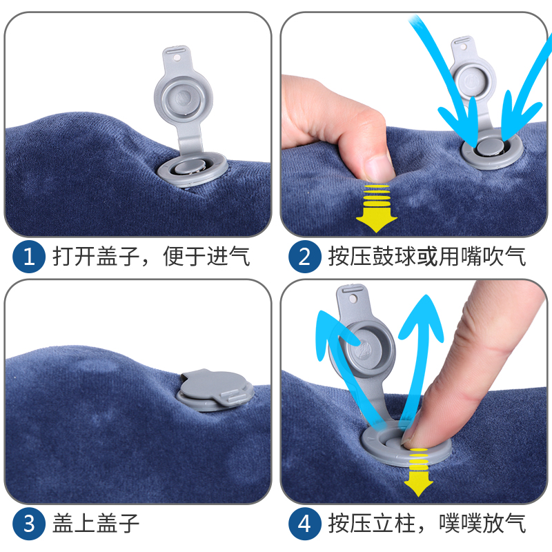 坐长途飞机高铁火车座椅扶手垫睡觉神器充气扶手延展垫手旅行神器 - 图2