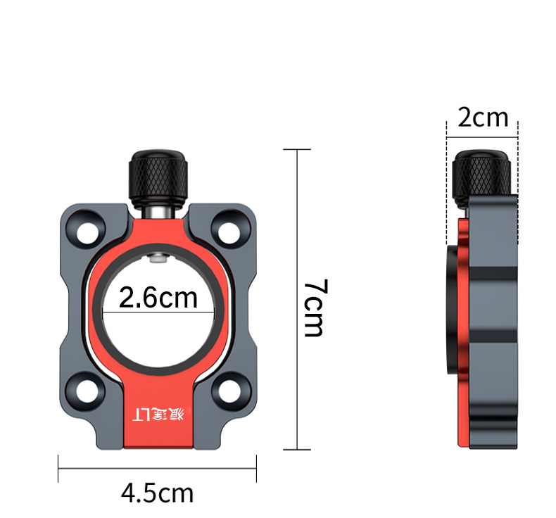 狼途钓箱配件伞架加厚2023新款配件可折叠加厚钓箱固定器大物支架 - 图1