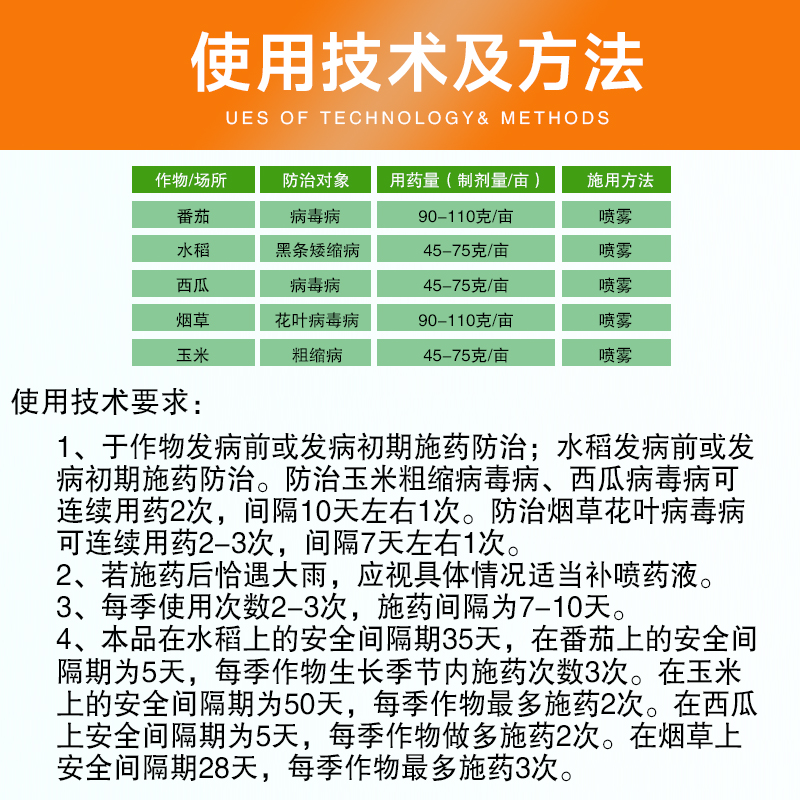 30%毒氟磷农药独翠番茄病毒病专用药花叶黑条萎缩病毒农药杀菌剂 - 图2