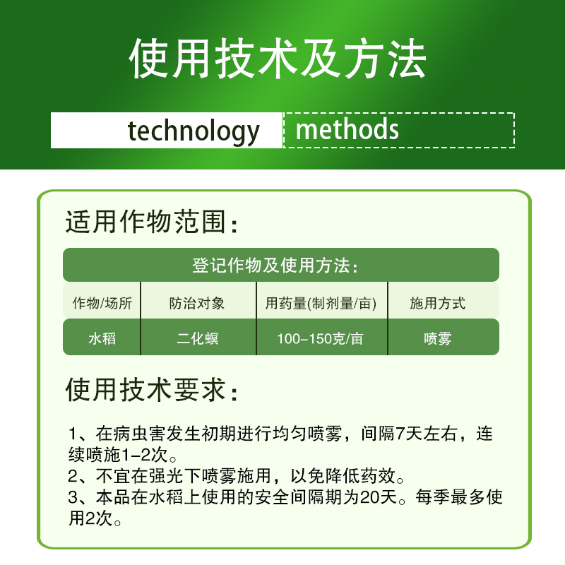 精雀30%阿维杀虫单阿维菌素杀虫单水稻二化螟农药 - 图2