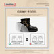 Book cute children's leather boots little girl belt buckle martin boots