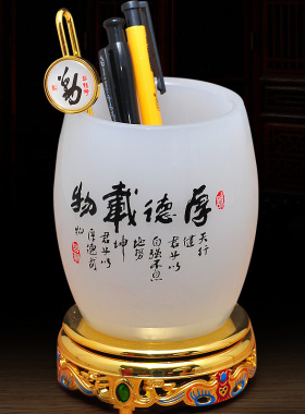 笔筒商务礼品毕业桌面摆件