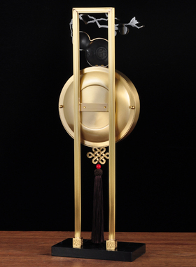 新中式黄铜座钟客厅家用葫芦装饰