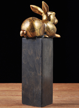 可爱风兔子生日礼物工艺品送朋友