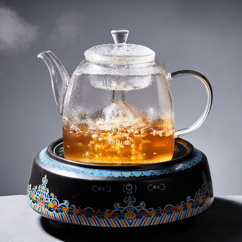 容山堂电器电陶炉茶炉玻璃煮茶器自动蒸茶烧水壶两用内胆静音加大