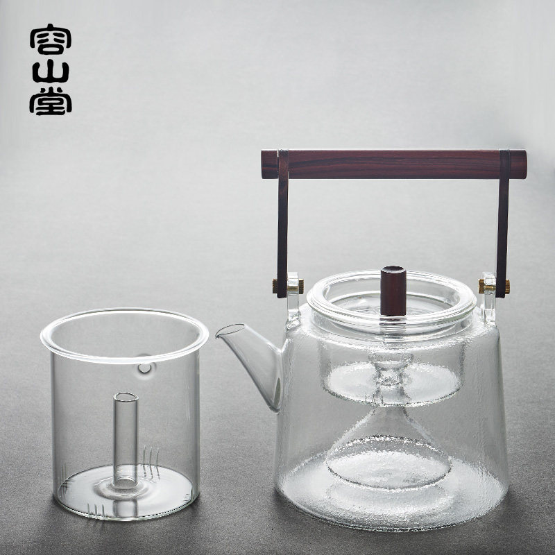 容山堂电陶炉玻璃烧水壶小蒸茶器 容山堂电磁炉/陶炉