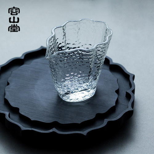 容山堂 冰丝玻璃公道杯 大号加厚茶海 手工分茶器 耐热茶具 - 图1