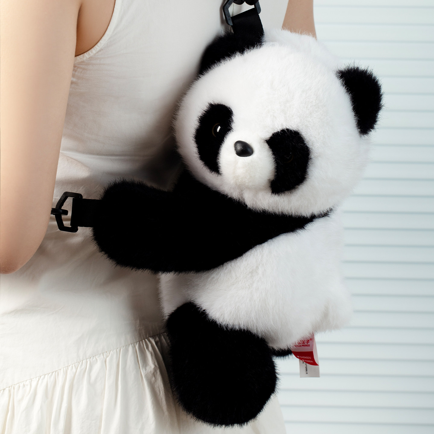 大熊猫双肩包毛绒玩偶包包女款2025新款小熊猫公仔背包儿童玩具,淘宝优惠券,粉丝福利购,淘宝优惠卷