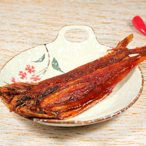 延边特产延城小菜辣拌明太鱼小时候味道辣明太鱼丝条干甜辣包邮 - 图1