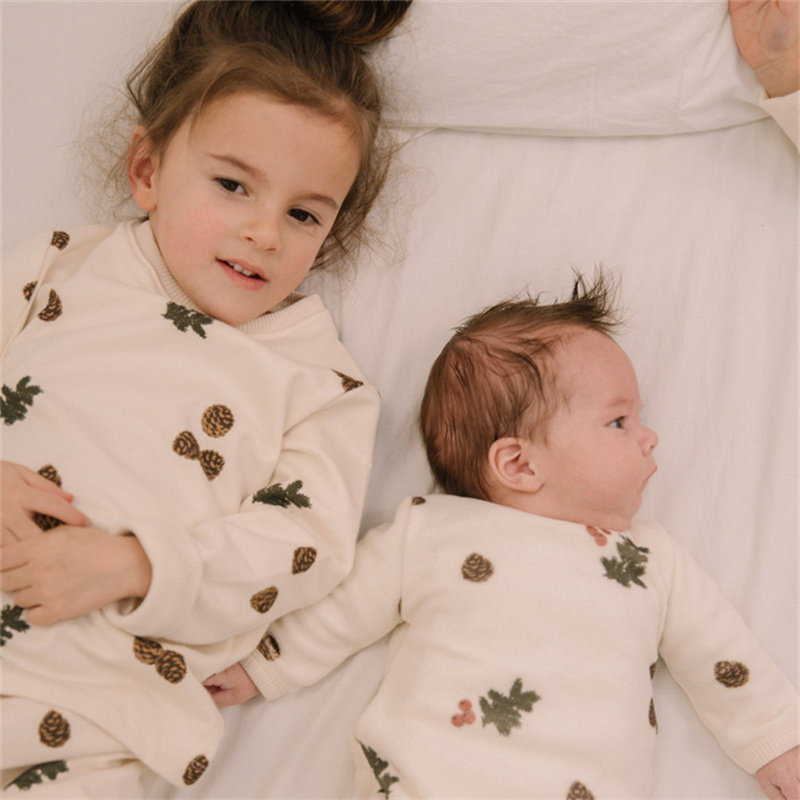 Studio boheme24秋冬圣诞新款婴儿宝宝男女小童卫衣卫裤连体衣5,淘宝优惠券,粉丝福利购,淘宝优惠卷