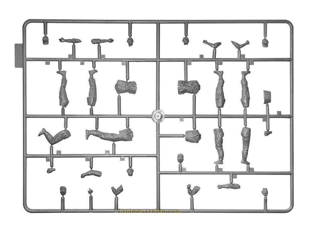 ICM53101美军直升机飞行员空勤人员兵人1/35塑料拼装模型 - 图0