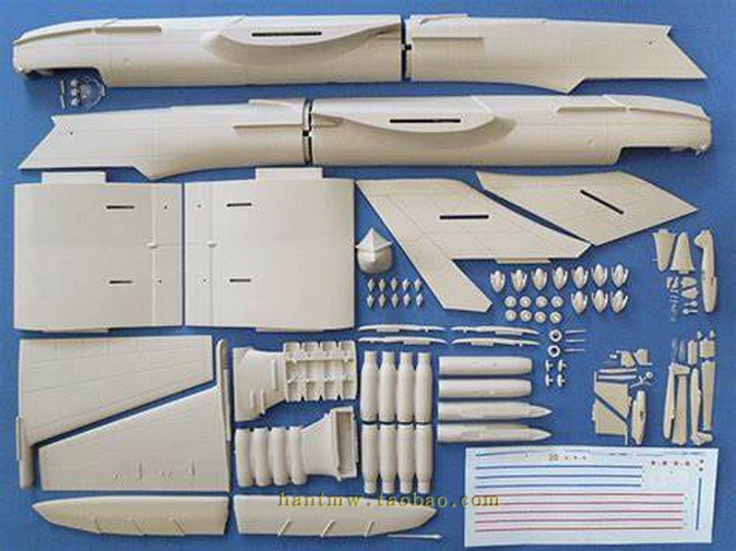 AA-4066苏联阿列克谢耶夫KM地效飞行器1/144树脂拼装模型 - 图1