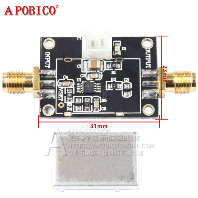 AD8314模块 100MHz-2.7GHz射频信号测量 45dB RF检波器/控制器-图1