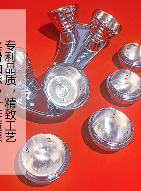 康纪圆形4柱不锈钢艾灸按摩