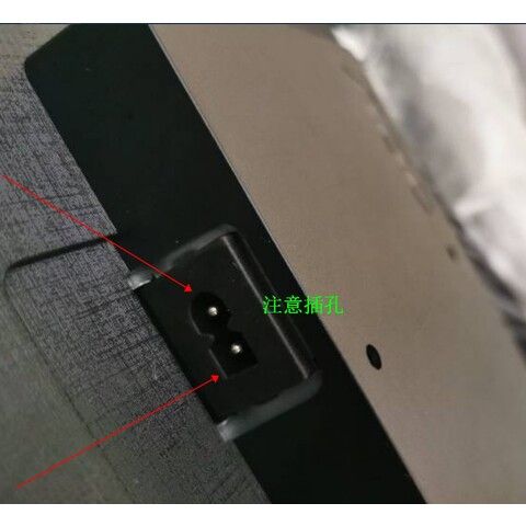 适用冠捷AOC显示屏E2270SWN5显示器215LM00041一方一圆电源线插头 - 图0