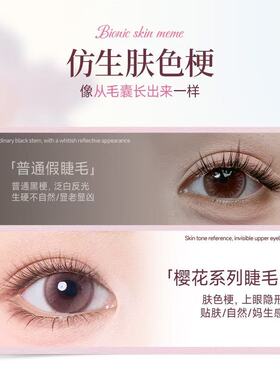 心愿先生绒樱花棕色睫毛