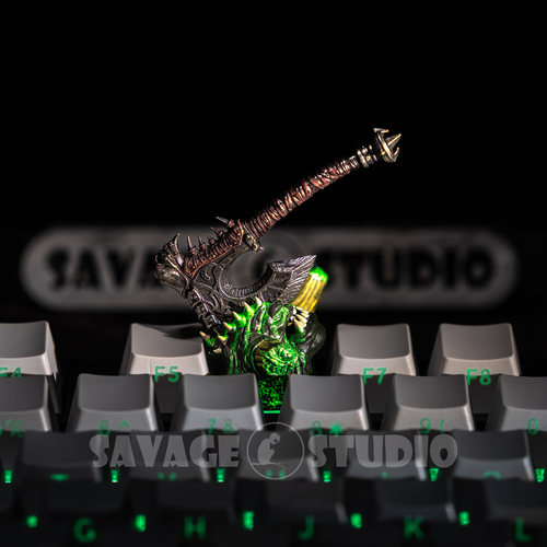 魔兽世界周边原创键帽部落血吼键帽个性礼物 - 图0