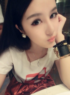 欧美宽版手镯女朋克风镀金