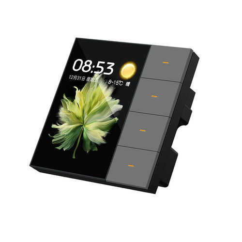 涂鸦zigbee智能开关面板3.5寸灯控开关家用开关家居86型 - 图2