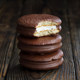 Panpan chocolate pie cake Panpan bagged filling