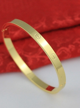 贵妃手镯黄铜镀金金满多黄铜女性