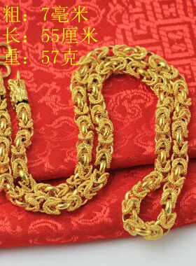 龙头仿黄金民族风项链