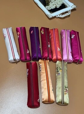 汉墨记刺绣笔袋文具包