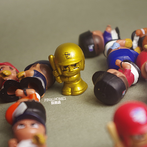 正版散货 迷你棒球小人偶 垒球抛球手 模型扭蛋摆件公仔玩具玩偶 - 图2