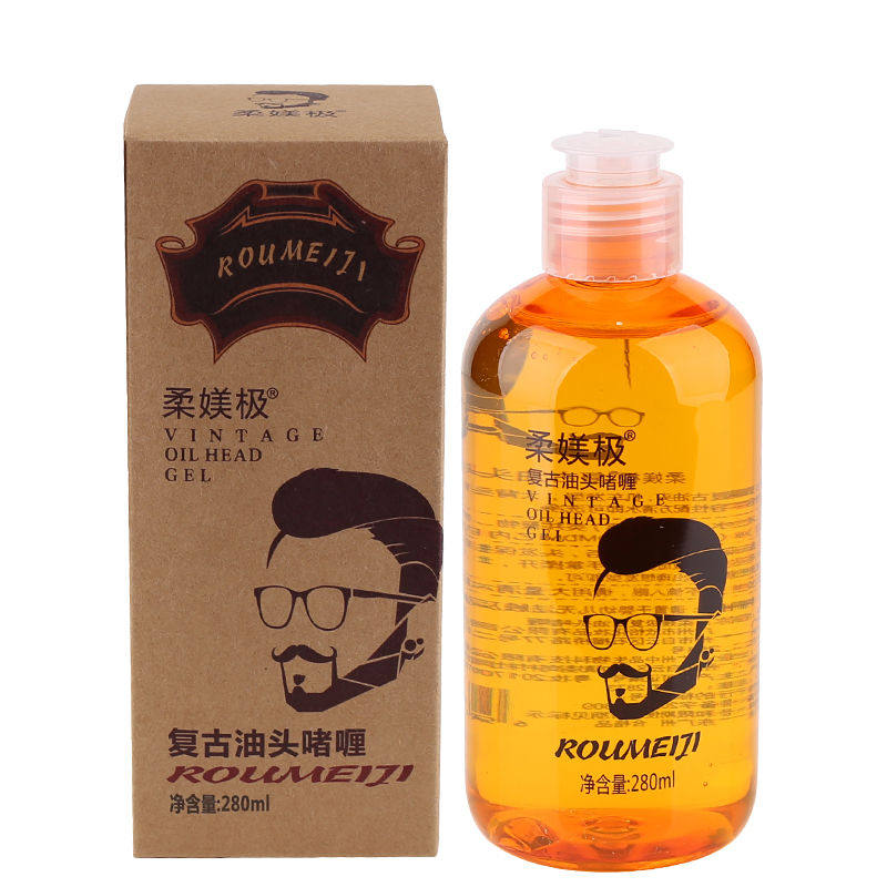 柔媄极美式头油发油男大背头啫喱膏发胶定型复古油头男士清香型,淘宝优惠券,粉丝福利购,淘宝优惠卷