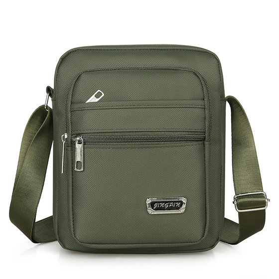 Men's casual one shoulder oxford cloth business bag