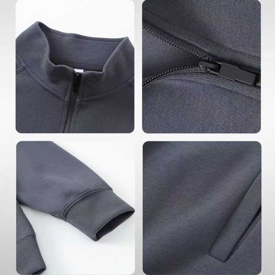 高端立领工作服外套定制印logo秋冬薄款加绒开衫苹果企业工衣刺绣,淘宝优惠券,粉丝福利购,淘宝优惠卷