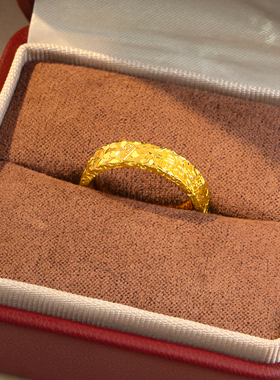 碎碎冰吉言戒指小众设计闭口指环