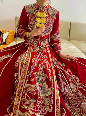 三层猪牌镀黄金新娘结婚橱窗套装