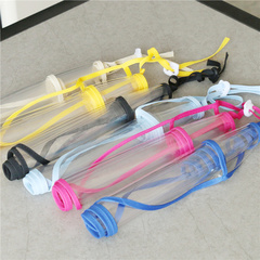 TPU child protective cover baby anti spatter mask transparent detachable isolation hat full face anti spatter hood