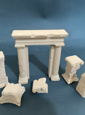 水泥艺术哥特式拱门桌面装饰摆件北欧风格鱼缸造景小众家居饰品