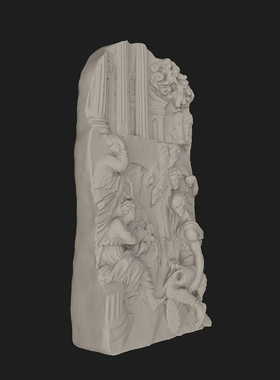 牧羊人的诞生浮雕装饰画高级家居桌面摆件北欧人物艺术家居装饰品