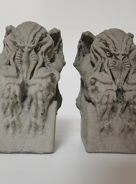 克图尔胡水泥混凝土鱼缸造景创意装饰桌面摆件沉水造景微景观装饰