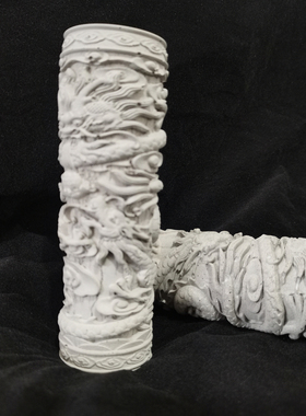 建筑废墟欧式罗马柱水泥混凝土鱼缸造景创意装饰水泥布景桌面摆件