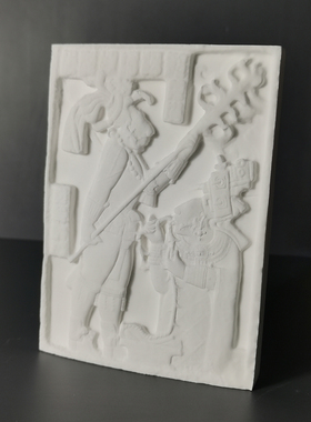玛雅浮雕石膏立体装饰画雕塑艺术品家居摆件扩香石高级生日礼物