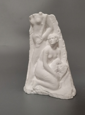 保护正义浅浮雕石膏立体艺术品家居摆件北欧饰品桌面客厅布景拍照